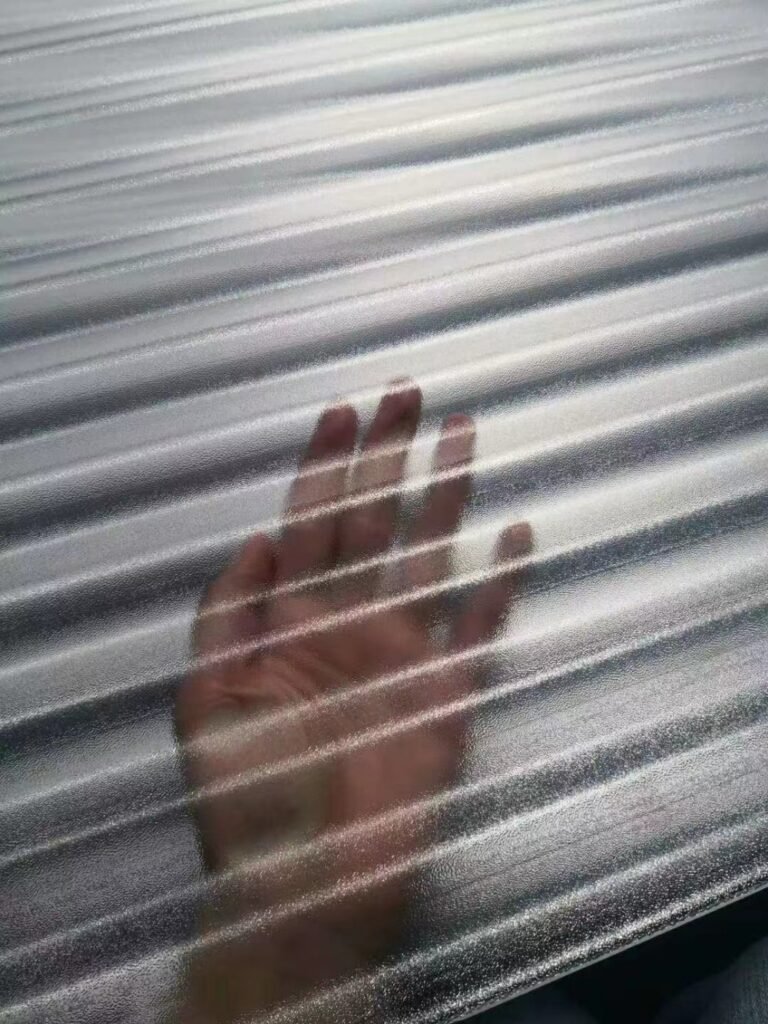 Frosted Surface Corrugated Polycarbonate Sheet